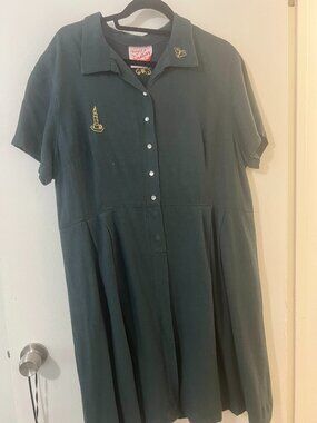 Tuesday of California Moth to a Flame Diner Dress 1x